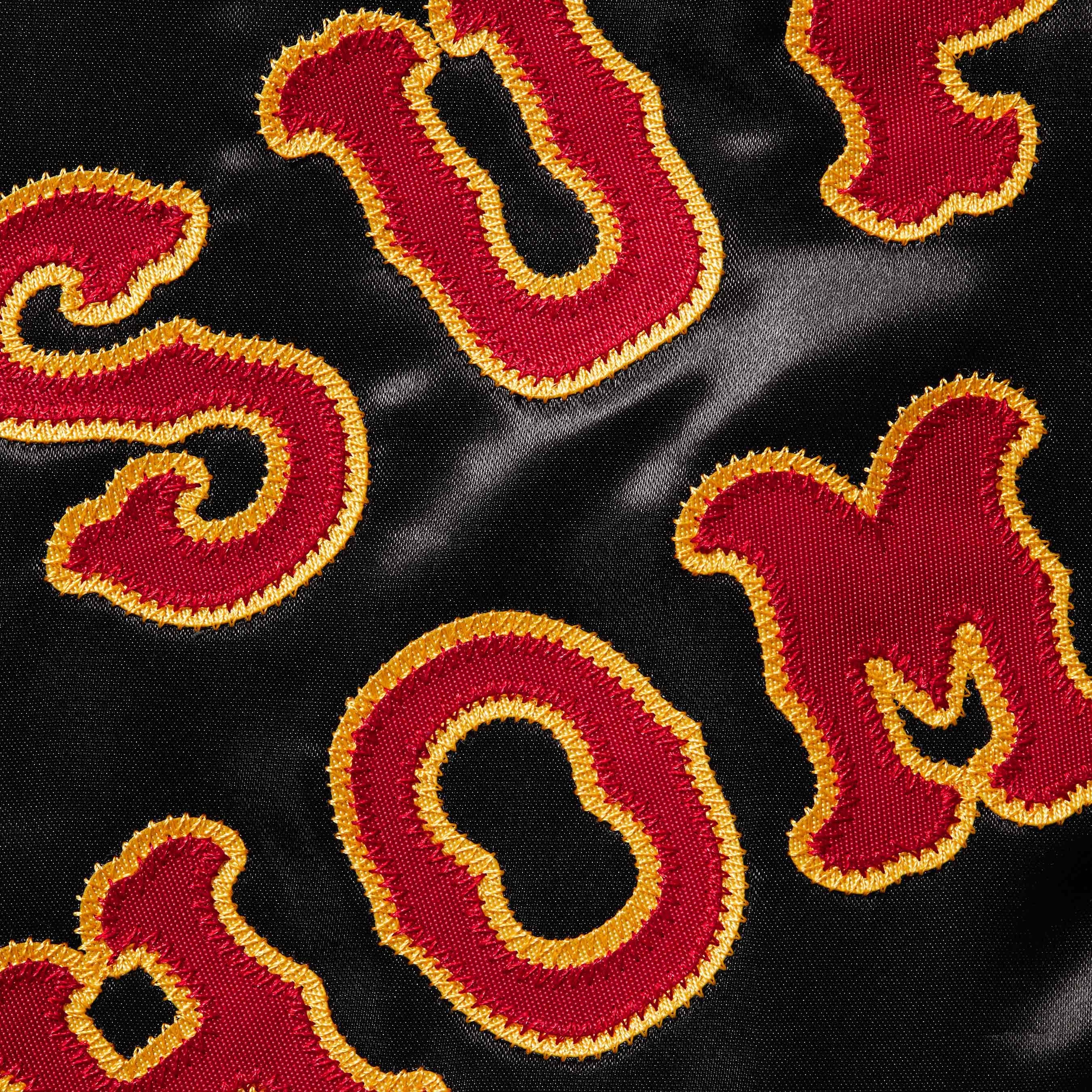 Supreme®/Homerun Satin Hooded Varsity Jacket view 7